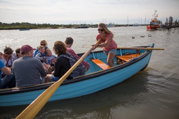 Dani Church has run the Southwold-Walberswick ferry for the last 22 years. Her family has been navigating the River Blythe since 1885. 